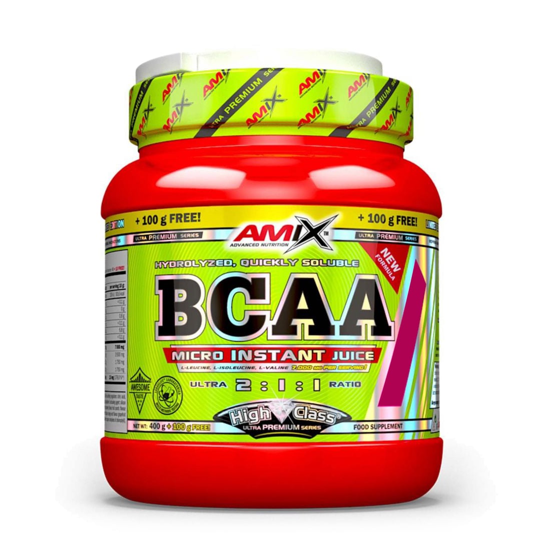 Амінокислота Amix Nutrition BCAA Micro Instant Juice 2:1:1 Манго, в порошку, 500 г